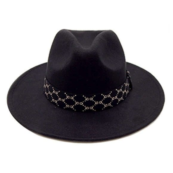 Fashion band fedora black - Picture 1 of 1